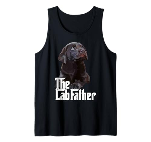 Herren Der Laborvater Chocolate Lab Papa Labrador Retriever Papa Tank Top von Raf THE ARTIST Designs