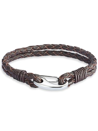 Rafaela Donata Damen Armband Echtleder dunkelbraunzweisträngig Rafaela Donata Damen Armband Echtleder dunkelbraunzweisträngig von Rafaela Donata
