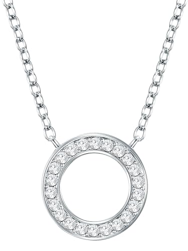 Rafaela Donata Damen Kette aus 925/- Sterling Silber mit verziert mit Kristallen von Rafaela Donata