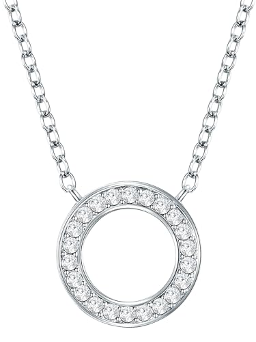 Rafaela Donata Damen Kette aus 925/- Sterling Silber mit verziert mit Kristallen von Swarovski® von Rafaela Donata