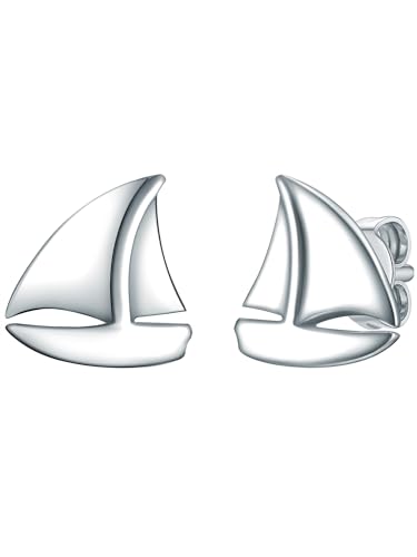 Rafaela Donata Damen Ohrringe aus 925/- Sterling Silber rhodiniert Segelboot von Rafaela Donata