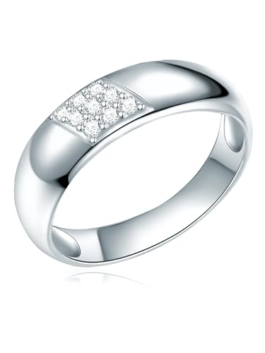 Rafaela Donata Damen Ring 925/- Sterling Silber rhodiniert Zirkonia weiß Silberring von Rafaela Donata