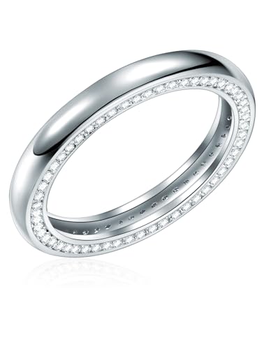 Rafaela Donata Damen Ring 925/- Sterling Silber rhodiniert Zirkonia weiß Silberring von Rafaela Donata