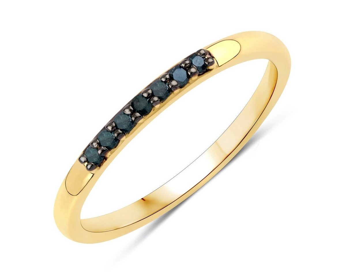 Rafaela Donata Fingerring gelbgold, aus Sterling Silber von Rafaela Donata