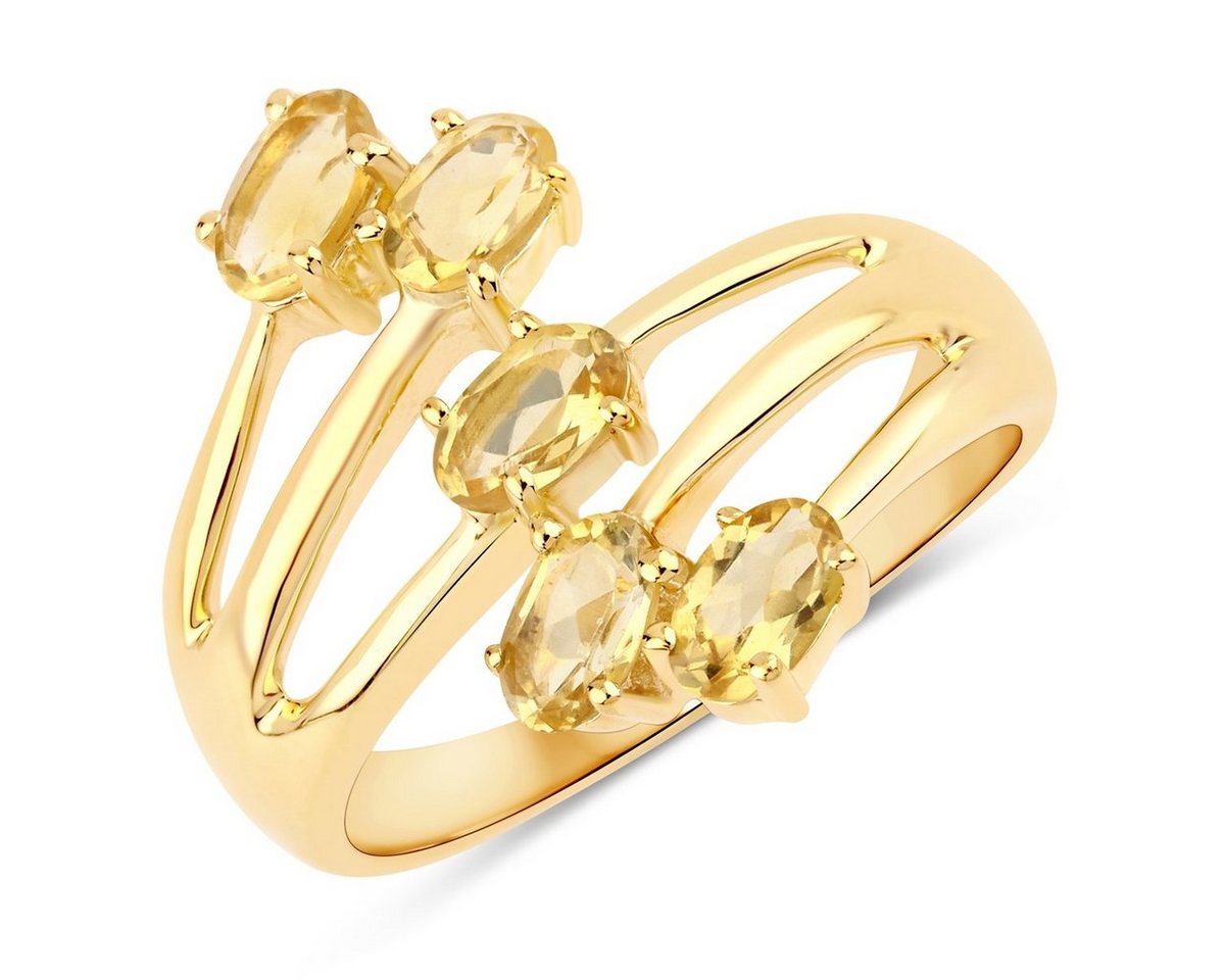 Rafaela Donata Fingerring gelbgold, aus Sterling Silber von Rafaela Donata