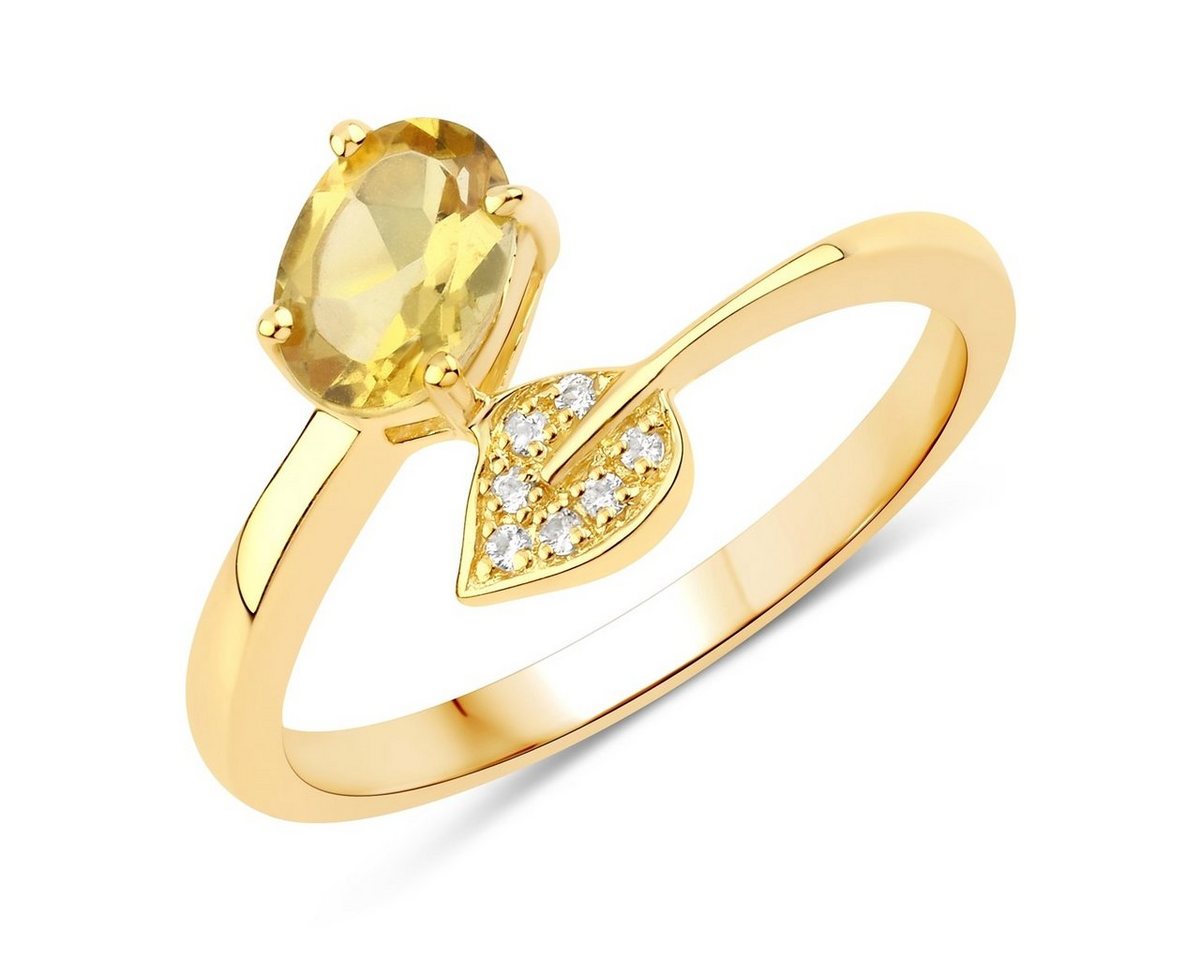 Rafaela Donata Fingerring gelbgold, aus Sterling Silber von Rafaela Donata