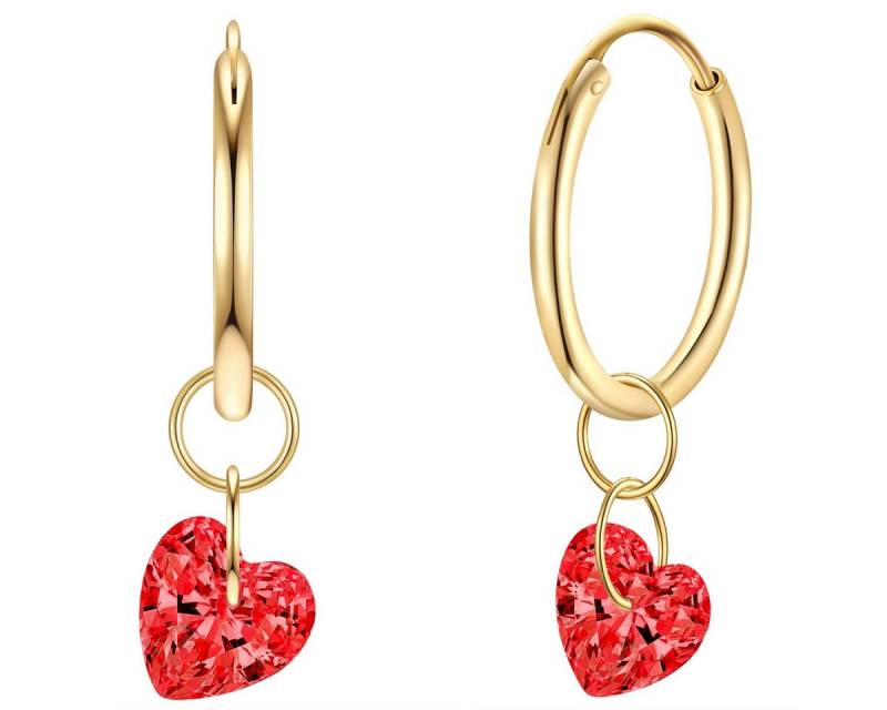 Rafaela Donata Paar Creolen Set: RD5029 (2-tlg), mit Zirkonia von Rafaela Donata