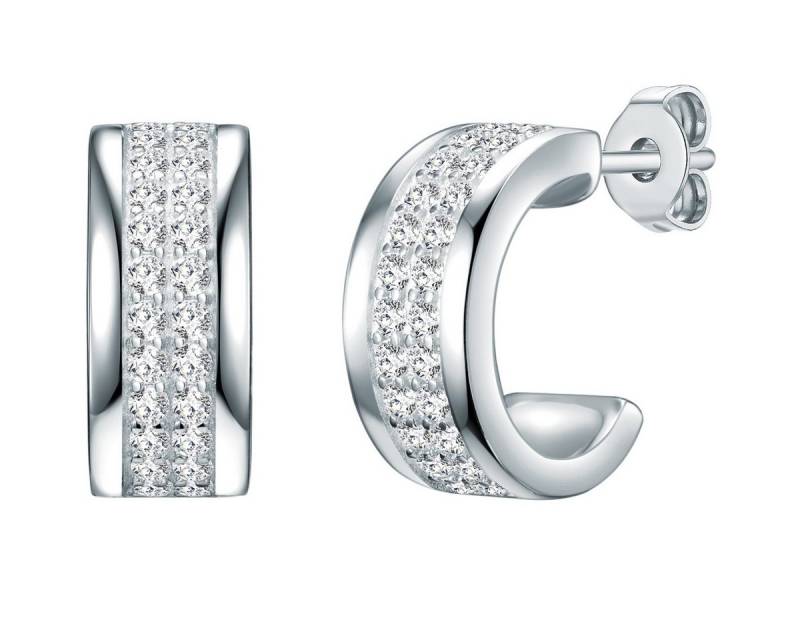 Rafaela Donata Paar Creolen Set: Y916 (2-tlg), mit Zirkonia von Rafaela Donata