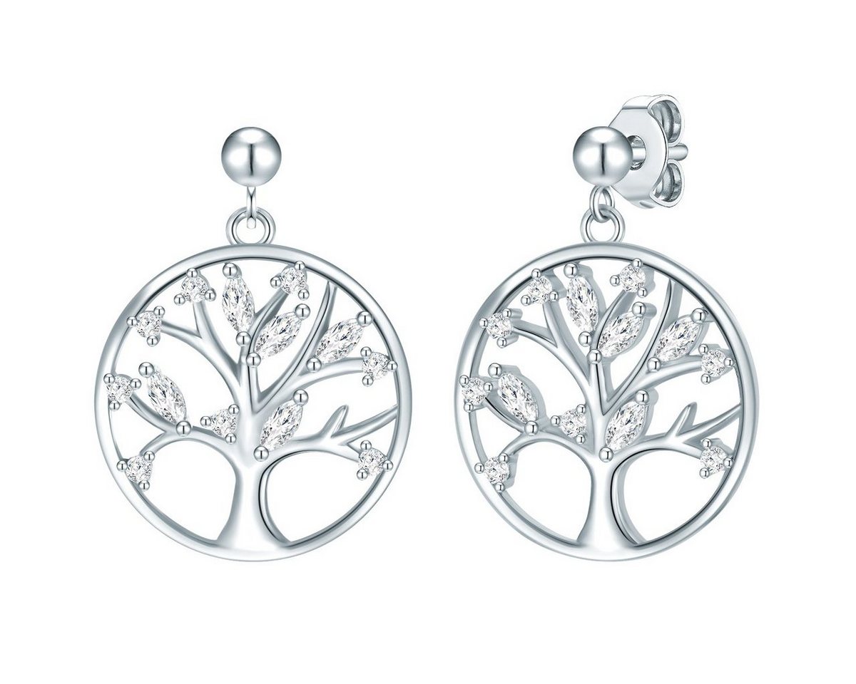Rafaela Donata Paar Ohrhänger Baum des Lebens silber, aus Sterling Silber von Rafaela Donata