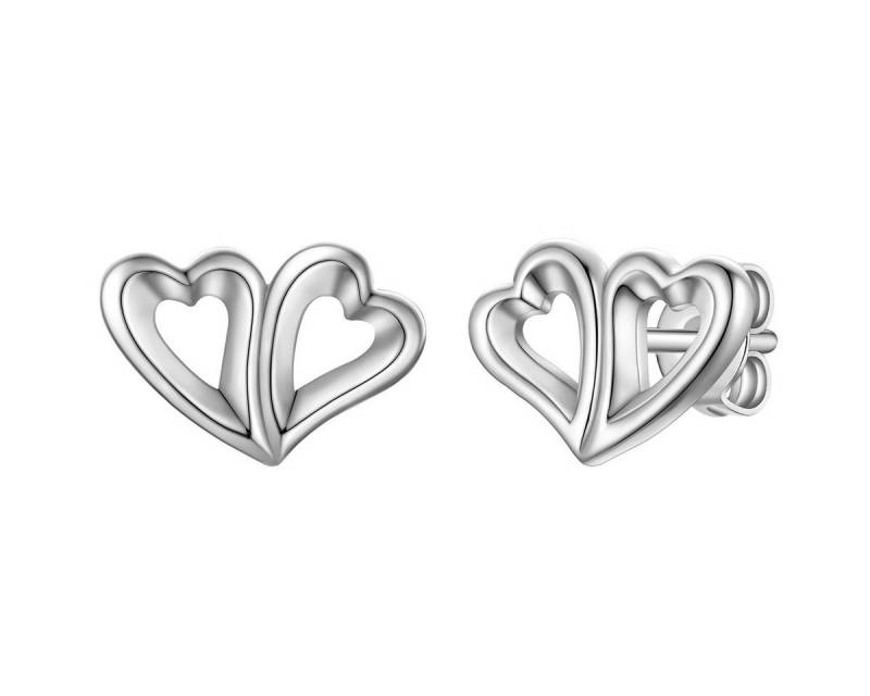 Rafaela Donata Paar Ohrstecker Set: AV319 (2-tlg), mit Herz von Rafaela Donata