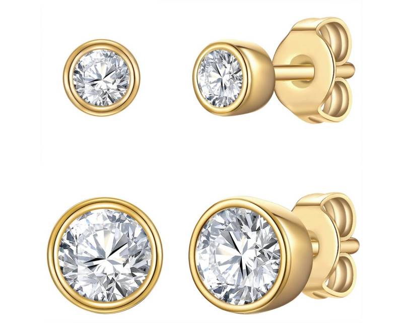 Rafaela Donata Paar Ohrstecker gelbgold von Rafaela Donata