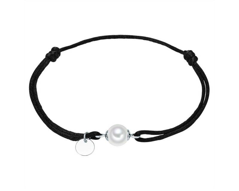 Rafaela Donata Perlenarmband RD385 (1-tlg), Armband Sterling Silber Muschelkernperle weiß von Rafaela Donata