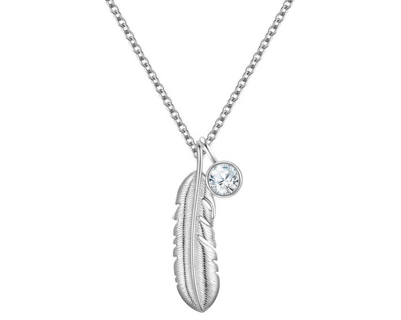 Rafaela Donata Silberkette Feder silber, mit Feder von Rafaela Donata