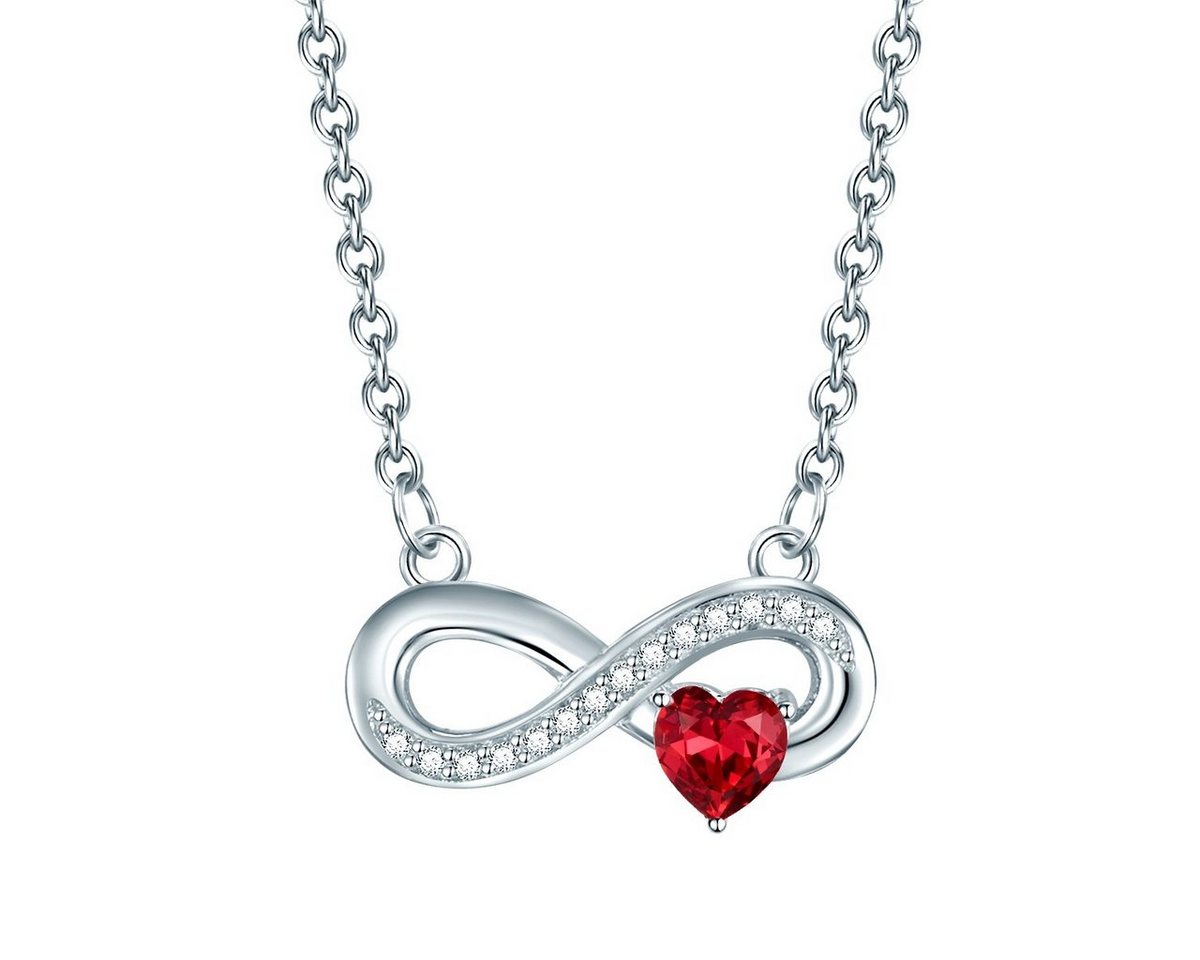 Rafaela Donata Silberkette Infinity/Herz silber, mit Herz von Rafaela Donata