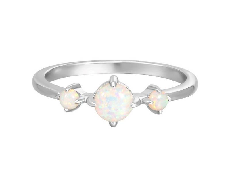Rafaela Donata Silberring silber, mit Opal (synth) von Rafaela Donata