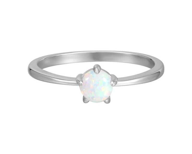 Rafaela Donata Silberring silber, mit Opal (synth) von Rafaela Donata