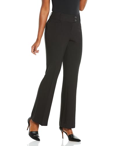 Rafaella Damen Women's Curvy Fit Short Length Gaberdine Trouser Anzughose, Kurze Innennaht Graphit, 42 von Rafaella