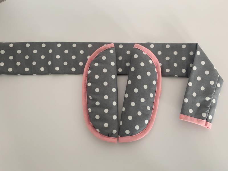 Bezugs-Set Kinderwagen Buggy Gurtpolster Bügelschoner Passend Bugaboo Polka Dots von Rafetti