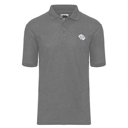 Raff & Taff Herren Poloshirt Polohemd Shirt Basic Polo Kurzarm (Anthrazit, XL) von Raff&Taff