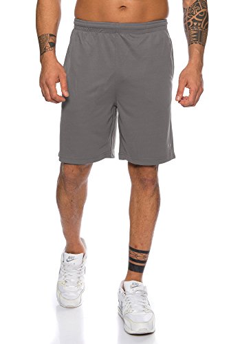 Raff & Taff Herren Shorts Bermuda Sportshorts Sporthose Funktionshose Traningshose schnell trocknend (Anthra, M) von Raff&Taff