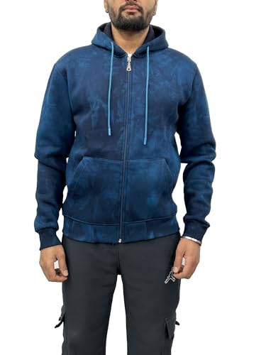 Raff & Taff Herren Zipper Hoodies Kapuzenjacke Sweatjacke Übergangsjacke Jacke Basic Schlicht bis 10XL (RT-H-1296-Petrol-3XL) von Raff&Taff