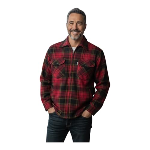 Raff&Taff Holzfällerhemd Flanellhemd Thermohemd Jacke(07)-3XL von Raff&Taff