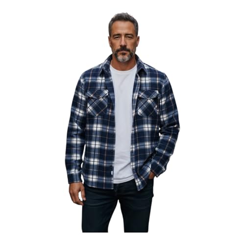 Raff&Taff Holzfällerhemd Flanellhemd Thermohemd Thermojacke Karo Karriert gefüttert Arbeit (NWB(03), M) von Raff&Taff