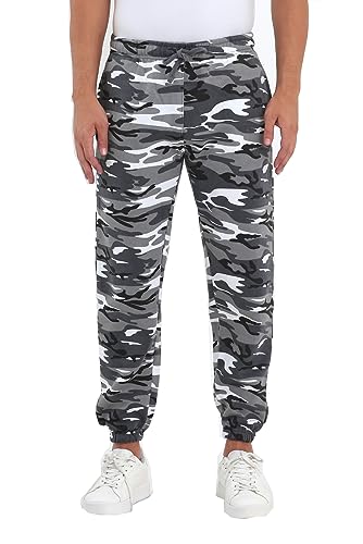 Raff&Taff Sporthose Sweatpants Pyjamas Übergrößen Funktionshose Trainingshose Jogginghose | Premium Baumwolle (RT-T-405-Cam.Metro -8XL) von Raff&Taff