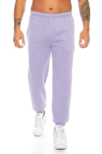 Raff&Taff Sporthose Sweatpants Pyjamas Übergrößen Funktionshose Trainingshose Jogginghose | Premium Baumwolle (RT-T-405-Flieder -3XL) von Raff&Taff