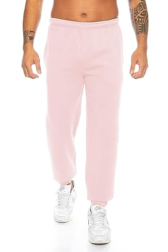Raff&Taff Sporthose Sweatpants Pyjamas Übergrößen Funktionshose Trainingshose Jogginghose | Premium Baumwolle (RT-T-405-Rosa -7XL) von Raff&Taff