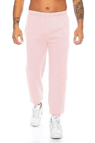 Raff&Taff Sporthose Sweatpants Pyjamas Übergrößen Funktionshose Trainingshose Jogginghose | Premium Baumwolle (RT-T-405-Rosa - 9XL) von Raff&Taff