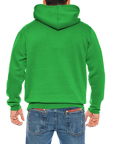 Raff&Taff Sweater Pullover | S - 10XL | Sport Alltag Freizeit | Premium Baumwolle Fleece Innenseite Giftgrün 8XL (RT-H-401 Grün 8XL) von Raff&Taff