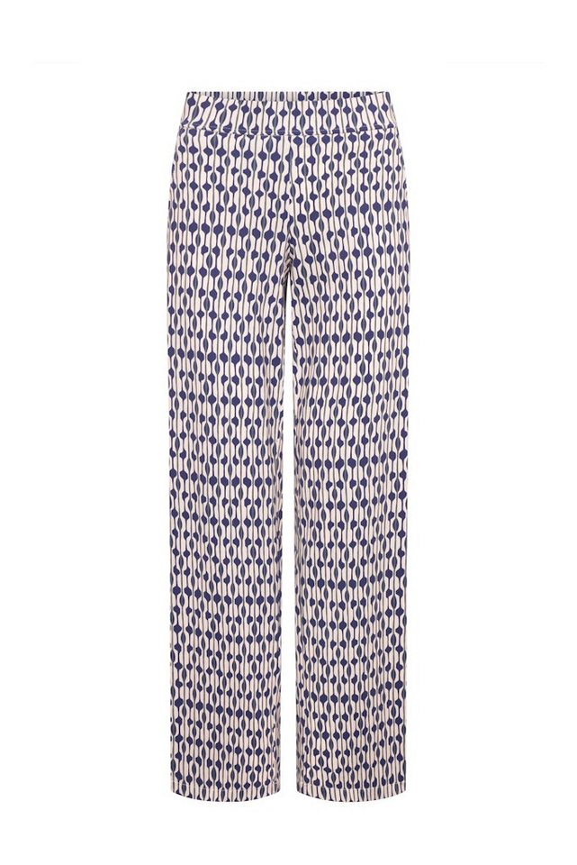 Raffaello Rossi 2-in-1-Hose Candice Straight Dunkelblau gemustert von Raffaello Rossi