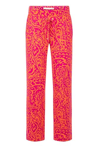 Raffaello Rossi Hose Candice Straight Abstract Paisley, Farbe:pink, Größe:36 von Raffaello Rossi