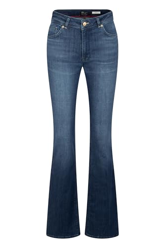 Raffaello Rossi Jeans VIC Flared Stretch Denim, Farbe:blau, Größe:40 von Raffaello Rossi