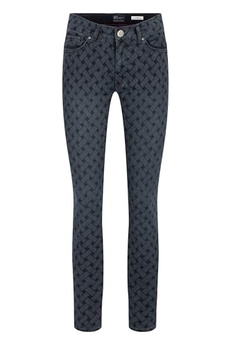 Raffaello Rossi Slim Fit Jeans Suzy Print, Farbe:Marine, Größe:36 von Raffaello Rossi
