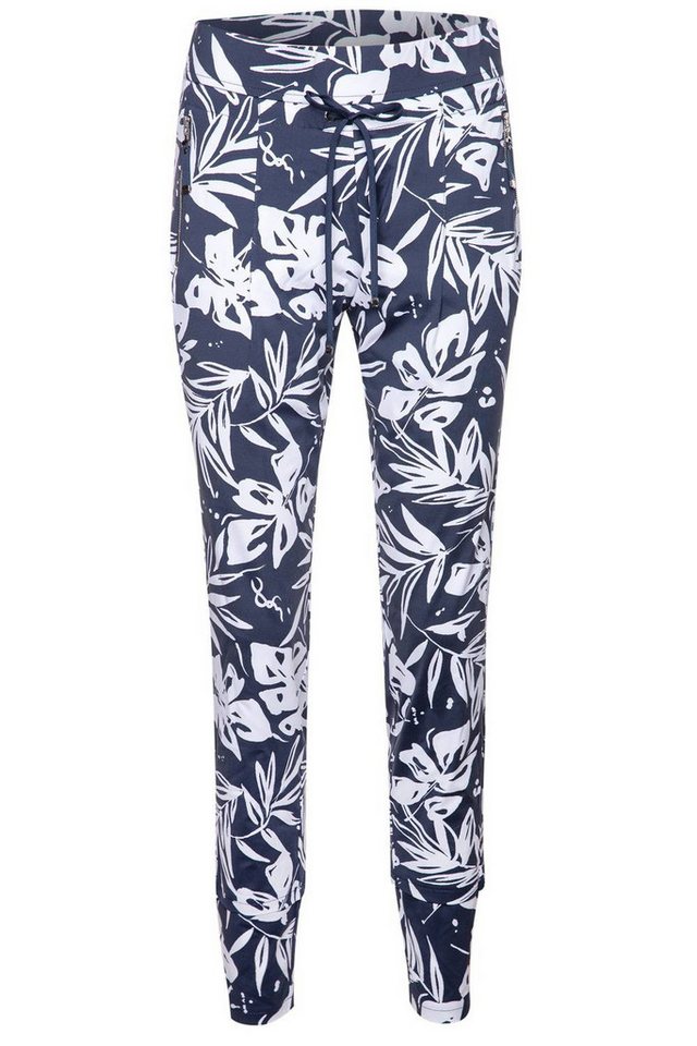 Raffaello Rossi Stoffhose Tropischer Allover-Print für sommerliche Frische Raffaello Rossi Stoffhose Tropischer Allover-Print für sommerliche Frische von Raffaello Rossi