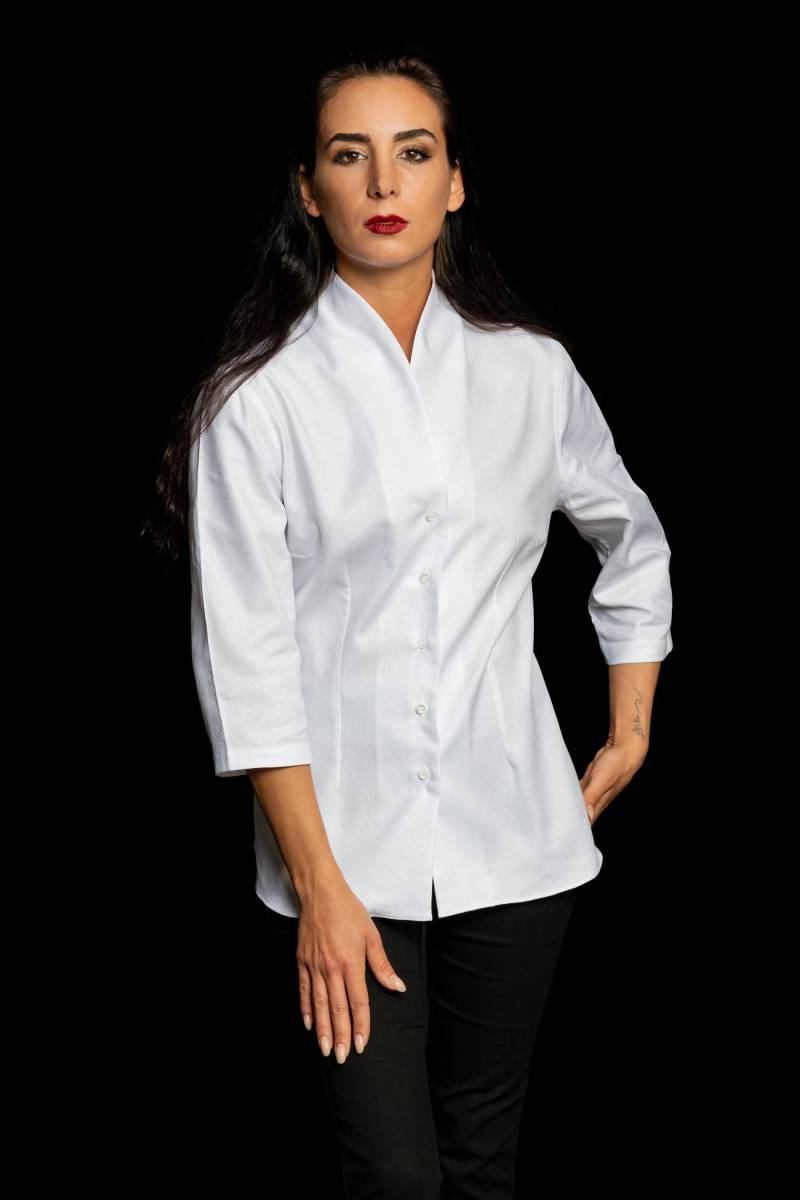 Hemd Aus Reiner Baumwolle Mit Stehkragen von RaffyRaBLANC