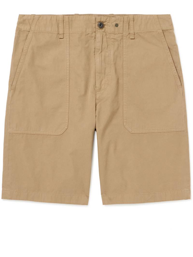 Rag & Bone - Cliffe Straight-Leg Peached-Cotton Shorts - Men - Neutrals - XS von Rag & Bone