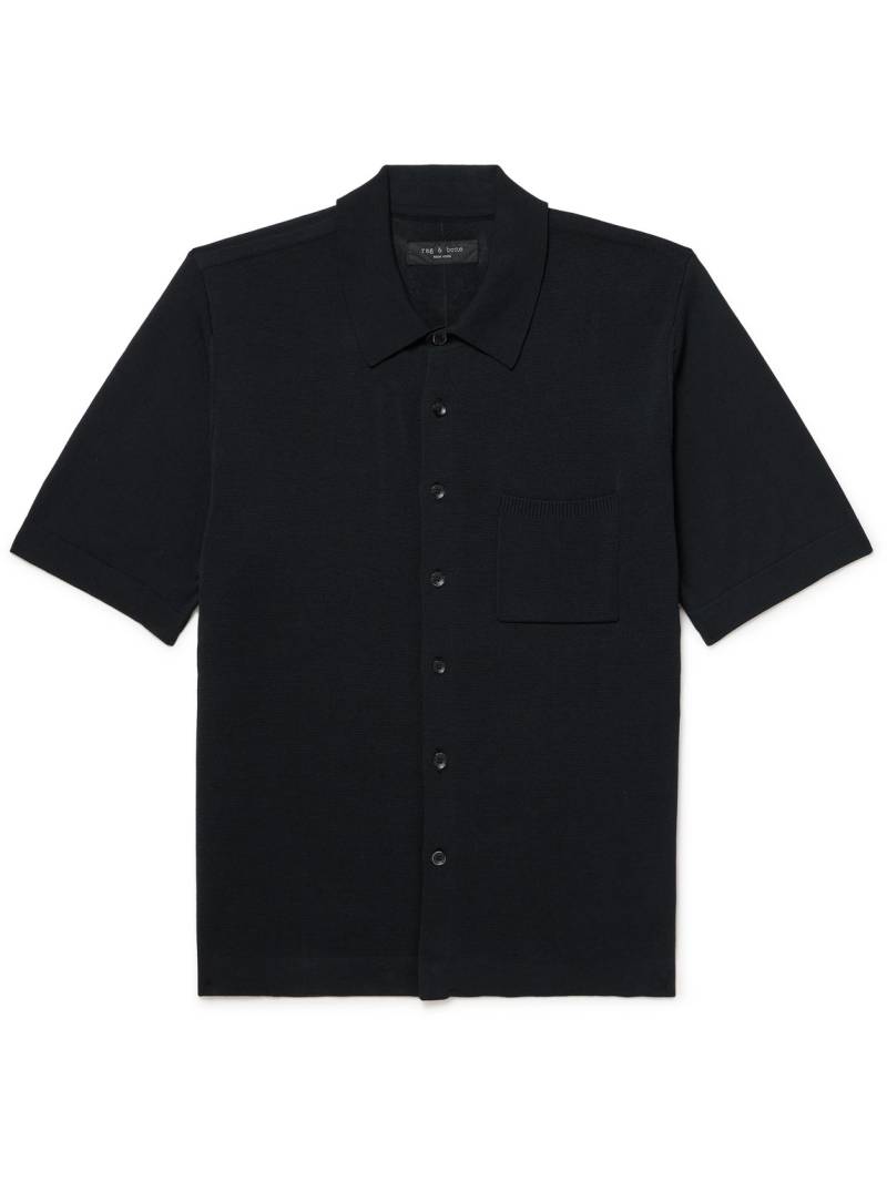 Rag & Bone - Dalton Cotton-Blend Shirt - Men - Black - S von Rag & Bone