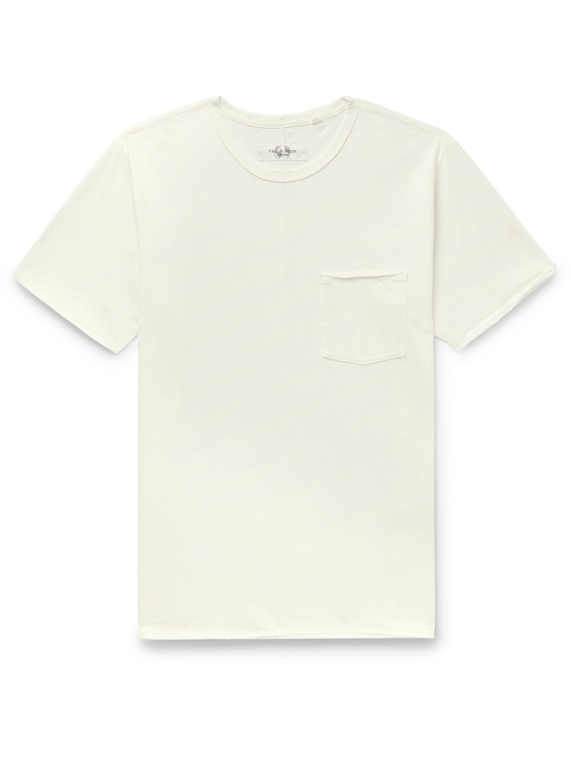 Rag & Bone - Miles Organic Cotton-Jersey T-Shirt - Men - White - M von Rag & Bone