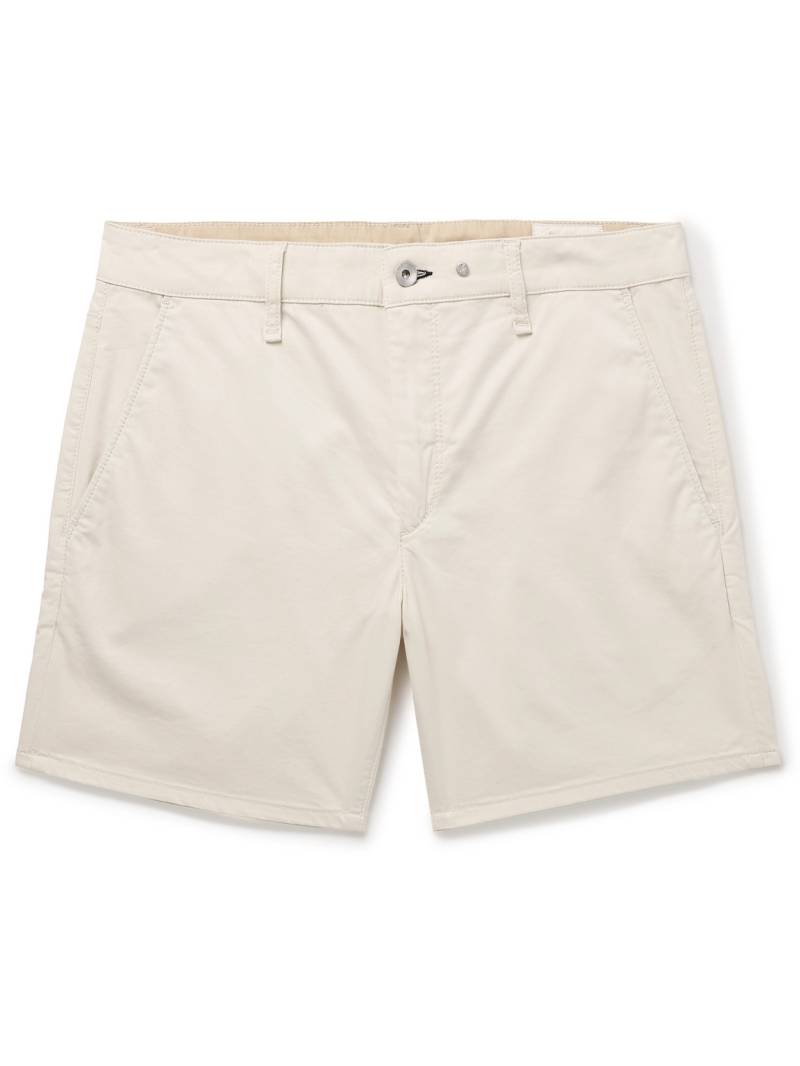 Rag & Bone - Straight-Leg Cotton-Blend Shorts - Men - Neutrals - UK/US 28 von Rag & Bone
