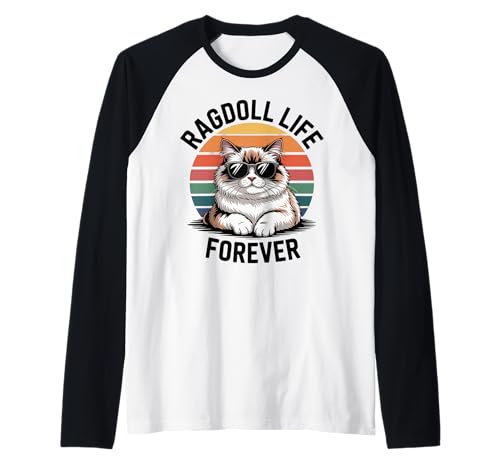 Ragdoll Life Katze Männer Frauen Kinder Geschenk Raglan Ragdoll Life Katze Männer Frauen Kinder Geschenk Raglan von Ragdoll Life Forever