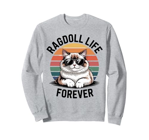 Ragdoll Life Katze Männer Frauen Kinder Geschenk Sweatshirt Ragdoll Life Katze Männer Frauen Kinder Geschenk Sweatshirt von Ragdoll Life Forever