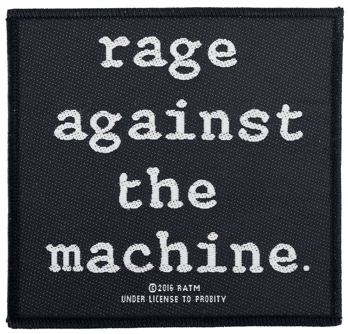 Rage Against The Machine Rage Against The Machine Patch schwarz weiß Rage Against The Machine Rage Against The Machine Patch schwarz weiß von Rage Against The Machine