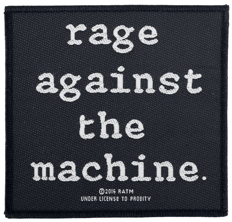 Rage Against The Machine Rage Against The Machine Patch schwarz weiß von Rage Against The Machine