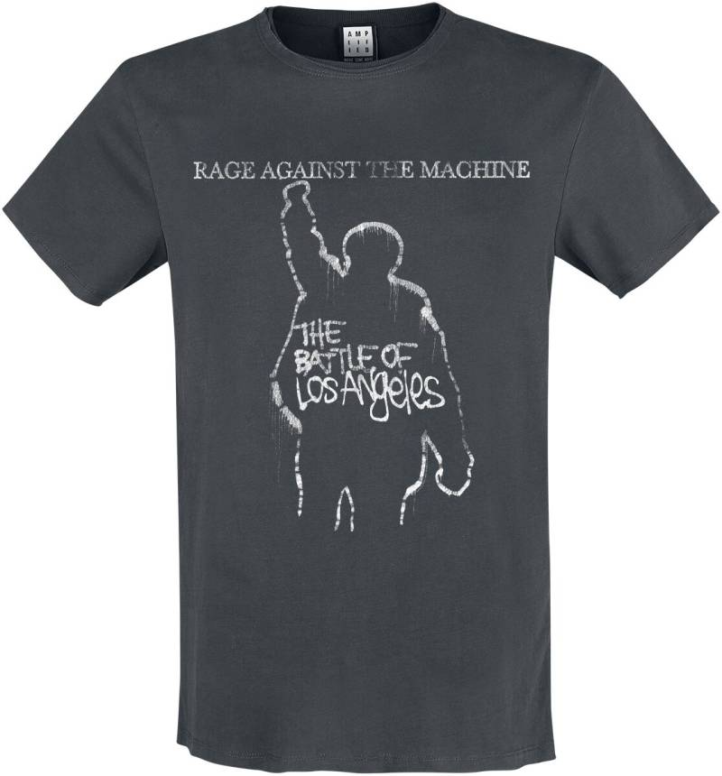Rage Against The Machine T-Shirt - Amplified Collection - The Battle Of LA - S bis XXL - für Männer - Größe XXL - charcoal  - EMP exklusives von Rage Against The Machine