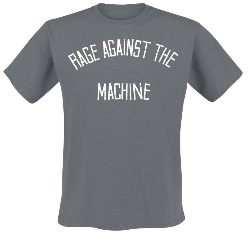 Rage Against The Machine T-Shirt - Vintage Crest - S - für Männer - Größe S - charcoal  - Lizenziertes Merchandise! von Rage Against The Machine
