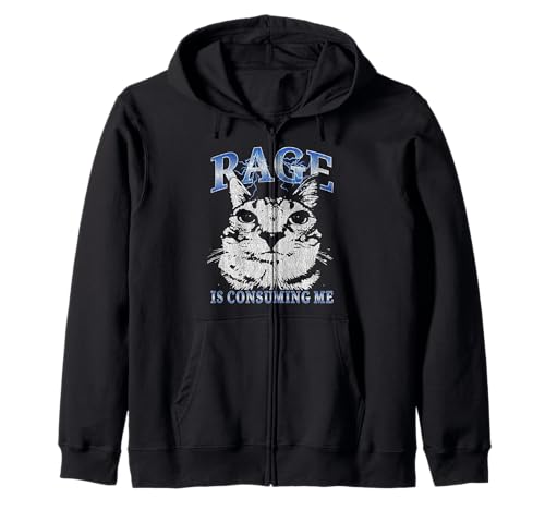 Rage is Consuming Me Lustige Katze Meme Kinder Teenager Jungen Vintage Kapuzenjacke Rage is Consuming Me Lustige Katze Meme Kinder Teenager Jungen Vintage Kapuzenjacke von Rage Is Consuming me Funny Cat Meme Teens Boys