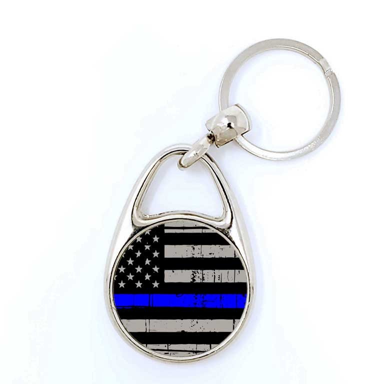 Personalisierter Dünner Metall Schlüsselanhänger Polizei, Feuer, Ems, Militär Personalisierter Dünner Metall Schlüsselanhänger Polizei, Feuer, Ems, Militär von RaggedApparelNM